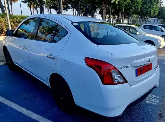 Nissan Latio for rent in Cyprus