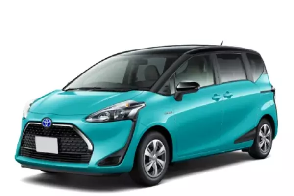 Toyota Sienta for rent in Cyprus