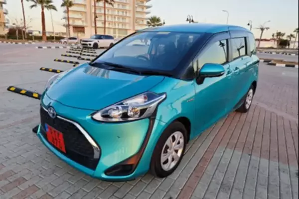 Toyota Sienta for rent in Cyprus
