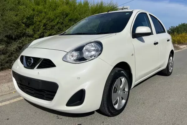 Nissan March for rent in Cyprus