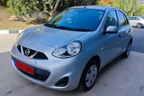 Nissan March for rent in Cyprus