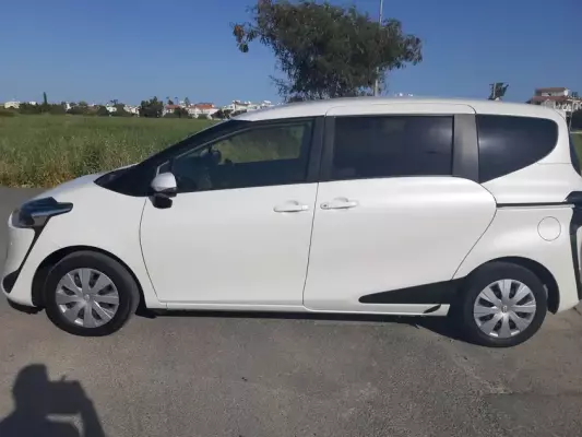 Toyota Sienta for rent in Cyprus