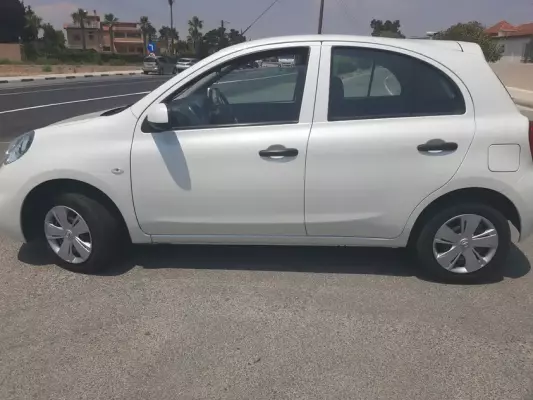 Nissan March for rent in Cyprus
