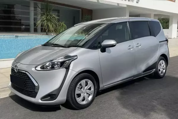Toyota Sienta for rent in Cyprus