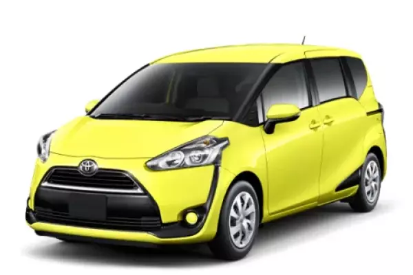 Toyota Sienta for rent in Cyprus