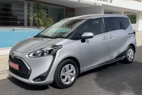 Toyota Sienta for rent in Cyprus